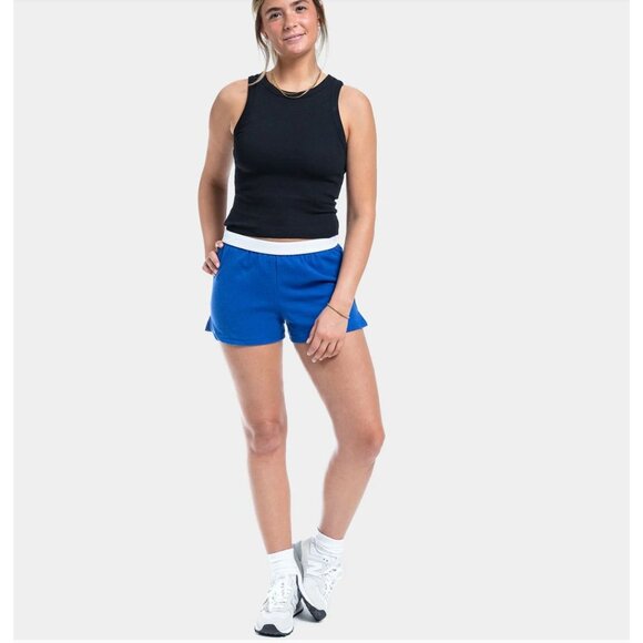 Soffe Girls Blue Athletic (2) Shorts  – Size S, NWOT - Picture 1 of 6